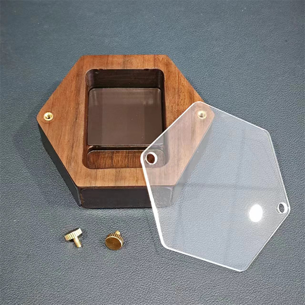 Smoker Box Wood Chip - Kotak Display korek api segi enam