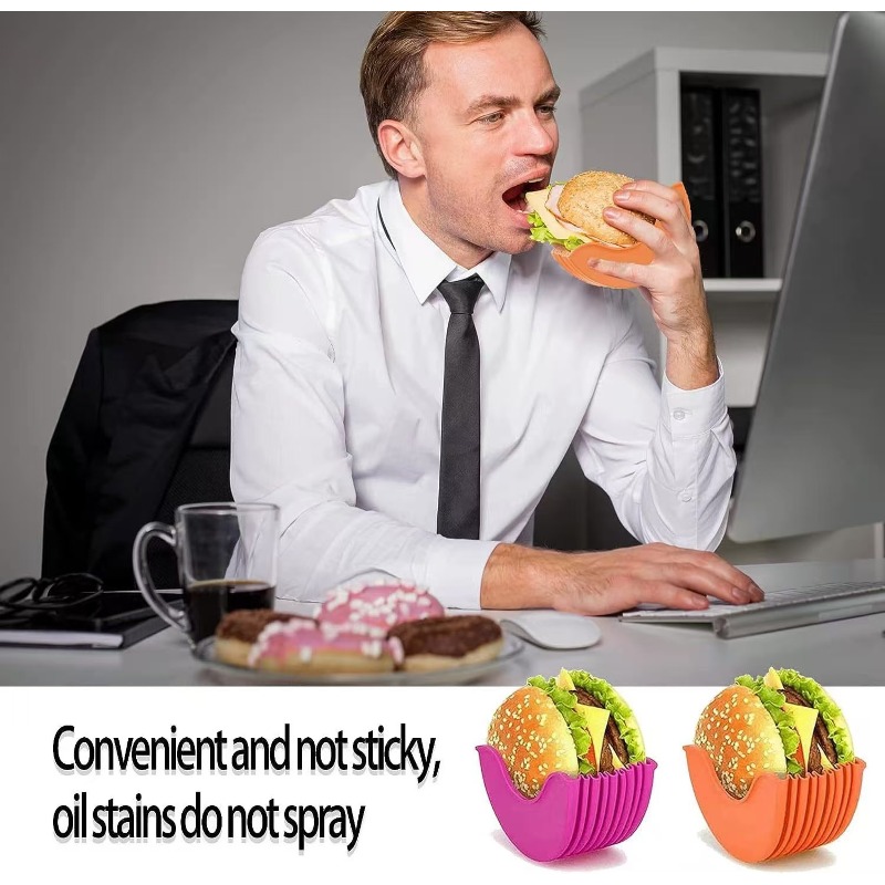 Home Cooking Dog Food - Penyangga Burger Silikon yang Dapat Disesuaikan,