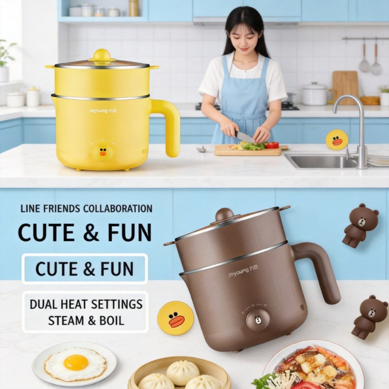 Home Cooking Electric - Panci Listrik Kecil Multifungsi 220V dengan