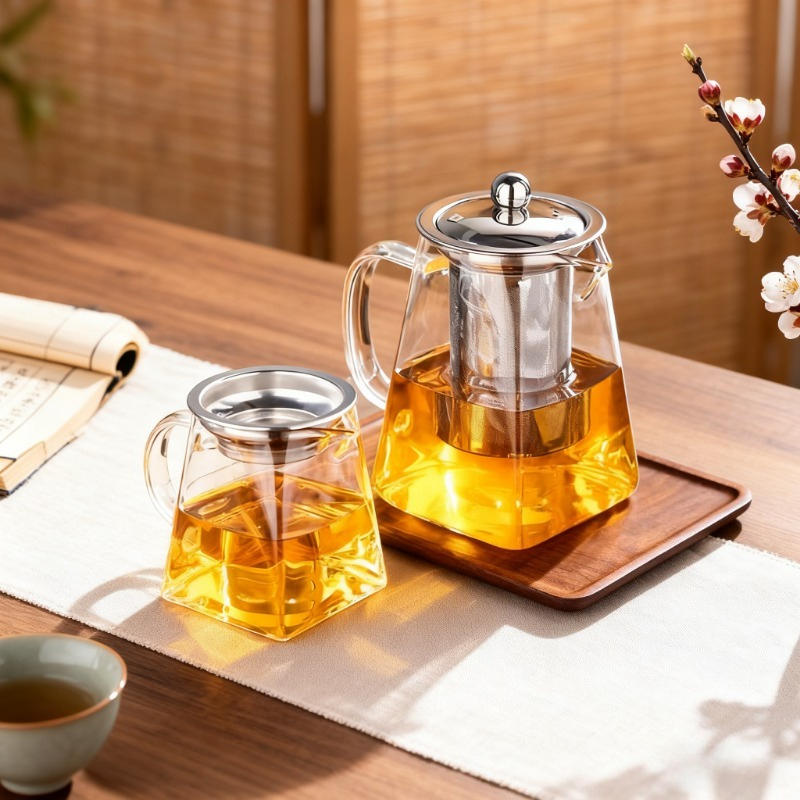 Home Cooking Appliances - Teko Kaca dengan Infuser Set Teh