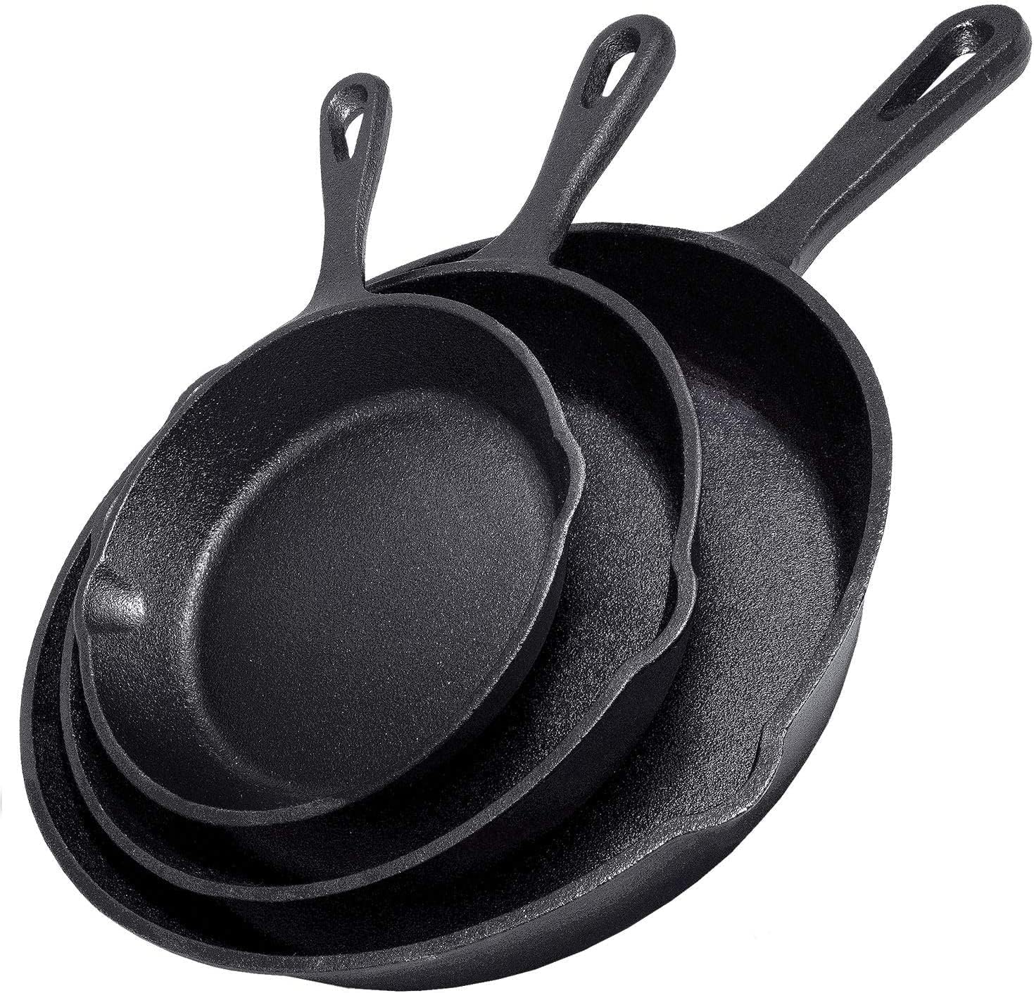 Dosa Pan Iron - Wajan Besi Cor 14/16/20cm Anti Lengket,