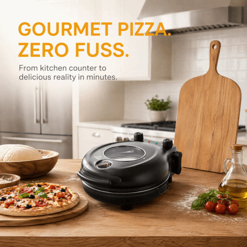 Pembuat Pizza Listrik Standar  - Home Cooking Electric ulasan dan harga
