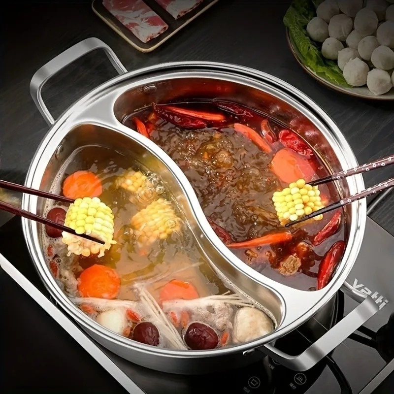 Panci Sup Stainless Steel 304  - Home Cooking Chinese ulasan dan harga