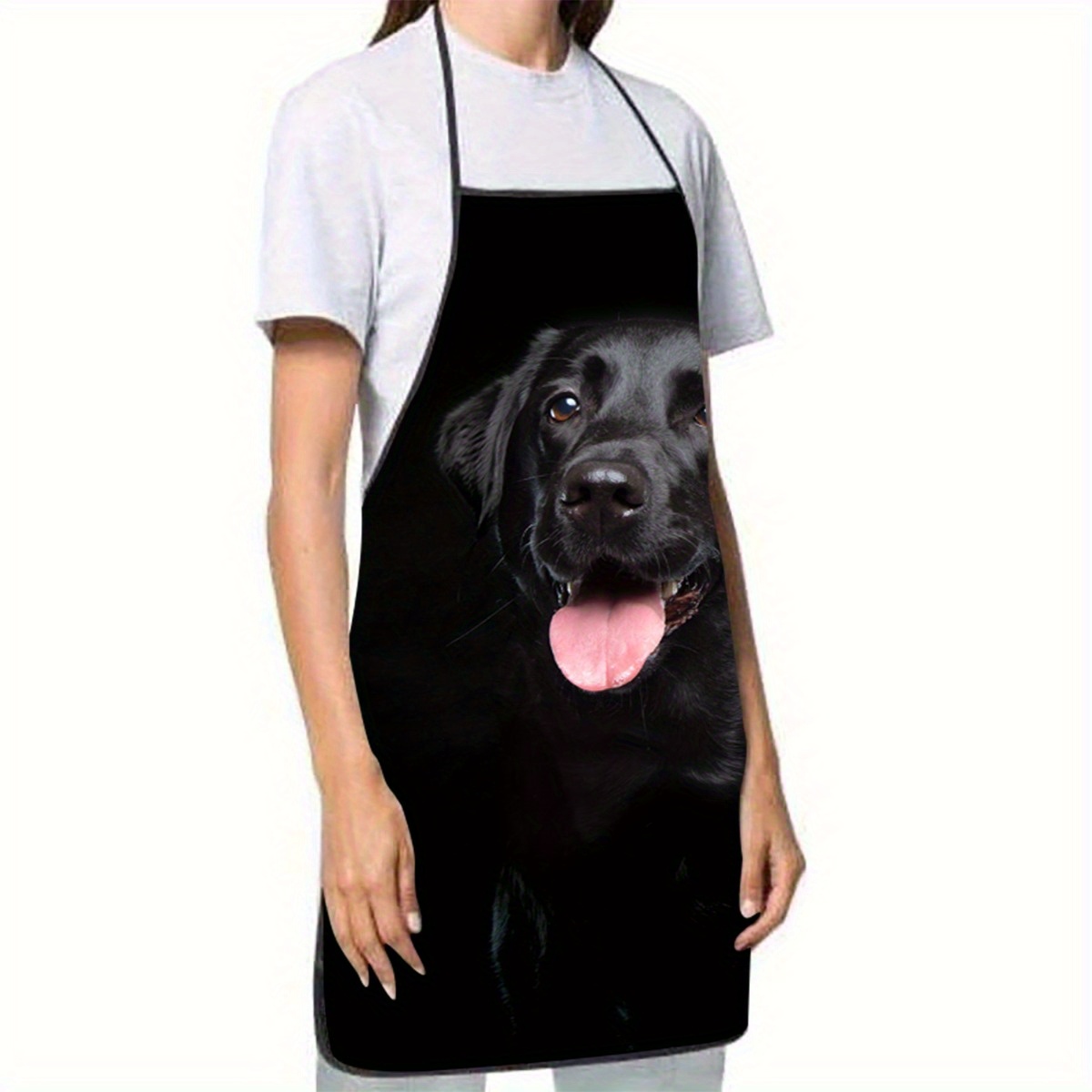 1 Celemek Motif Anjing Labrado - Home Cooking Dog Food ulasan dan harga