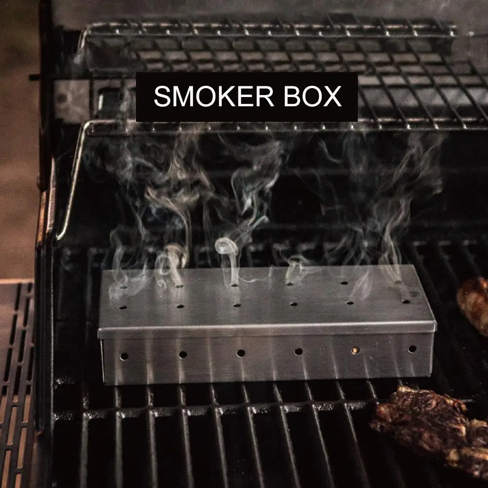 HQ Kotak Perokok BBQ Serpihan  - Smoker Box Wood Chip ulasan dan harga