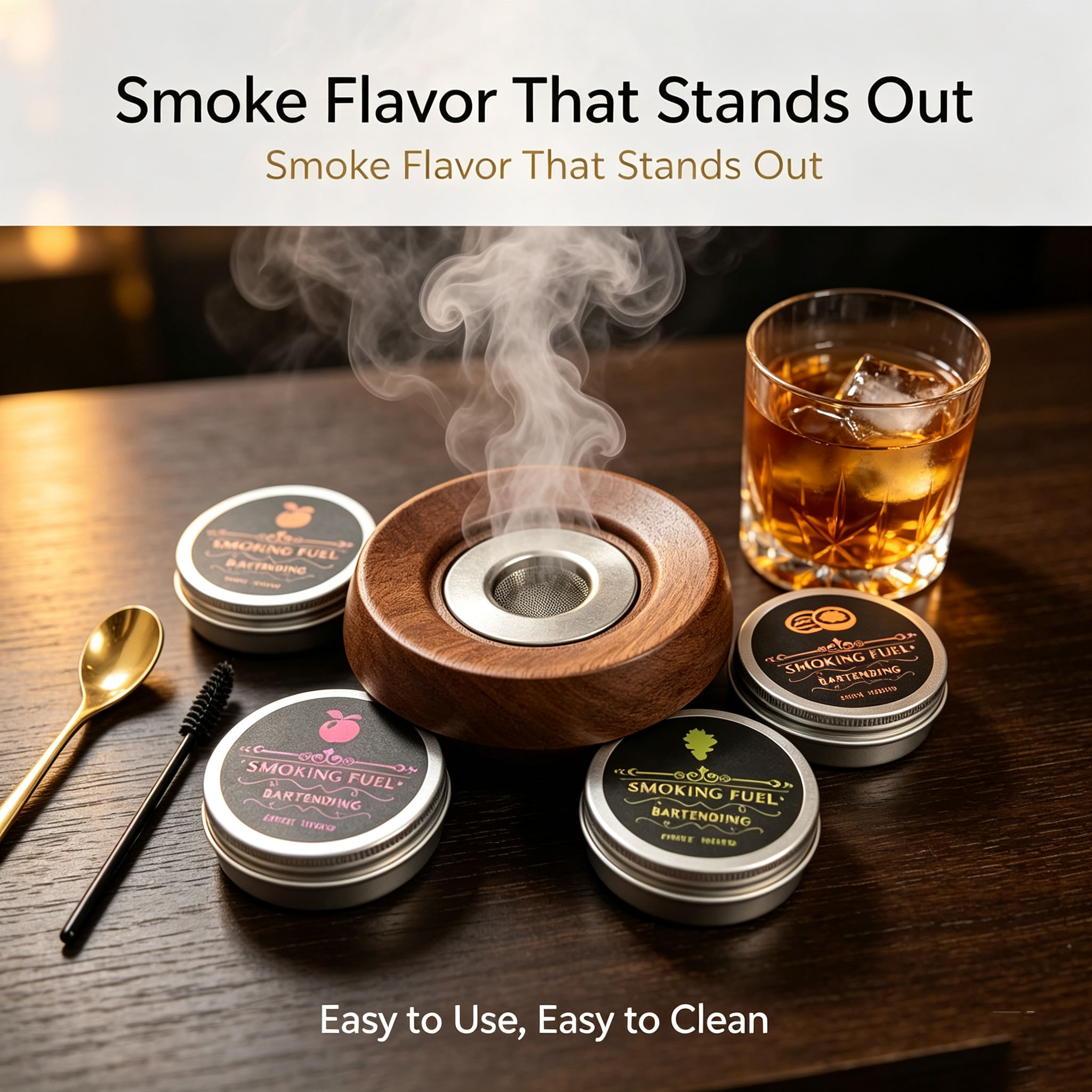 Set Alat Pengasap Koktail, Tut - Smoker Box Wood Chip ulasan dan harga