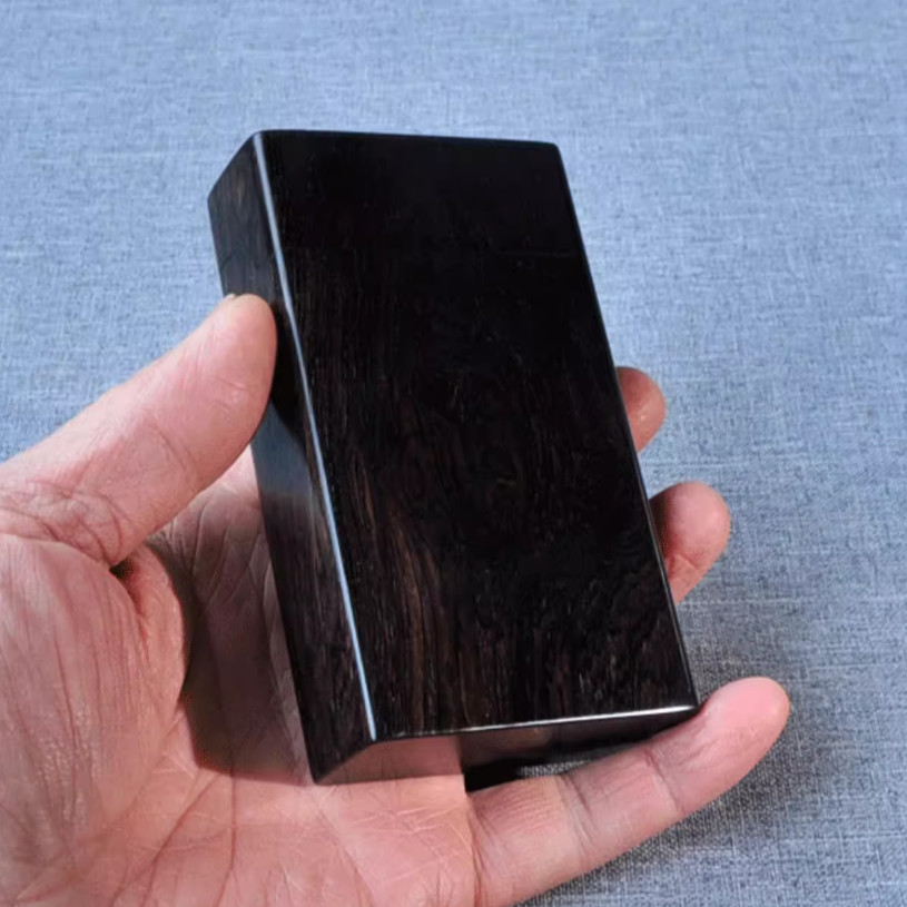 Kotak Rokok Lipat Kayu Ebony P - Smoker Box Wood Chip ulasan dan harga
