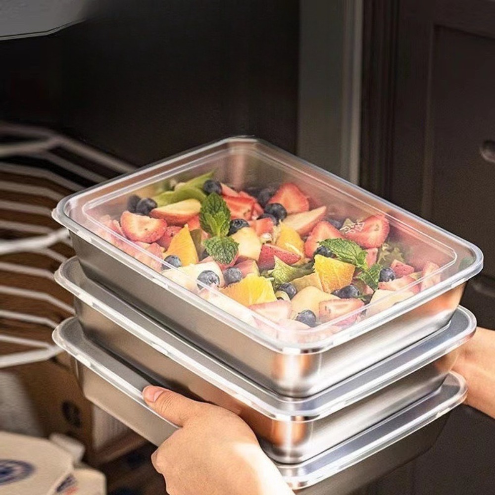 Nampan Sajian Stainless Steel  - Home Cooking Food ulasan dan harga