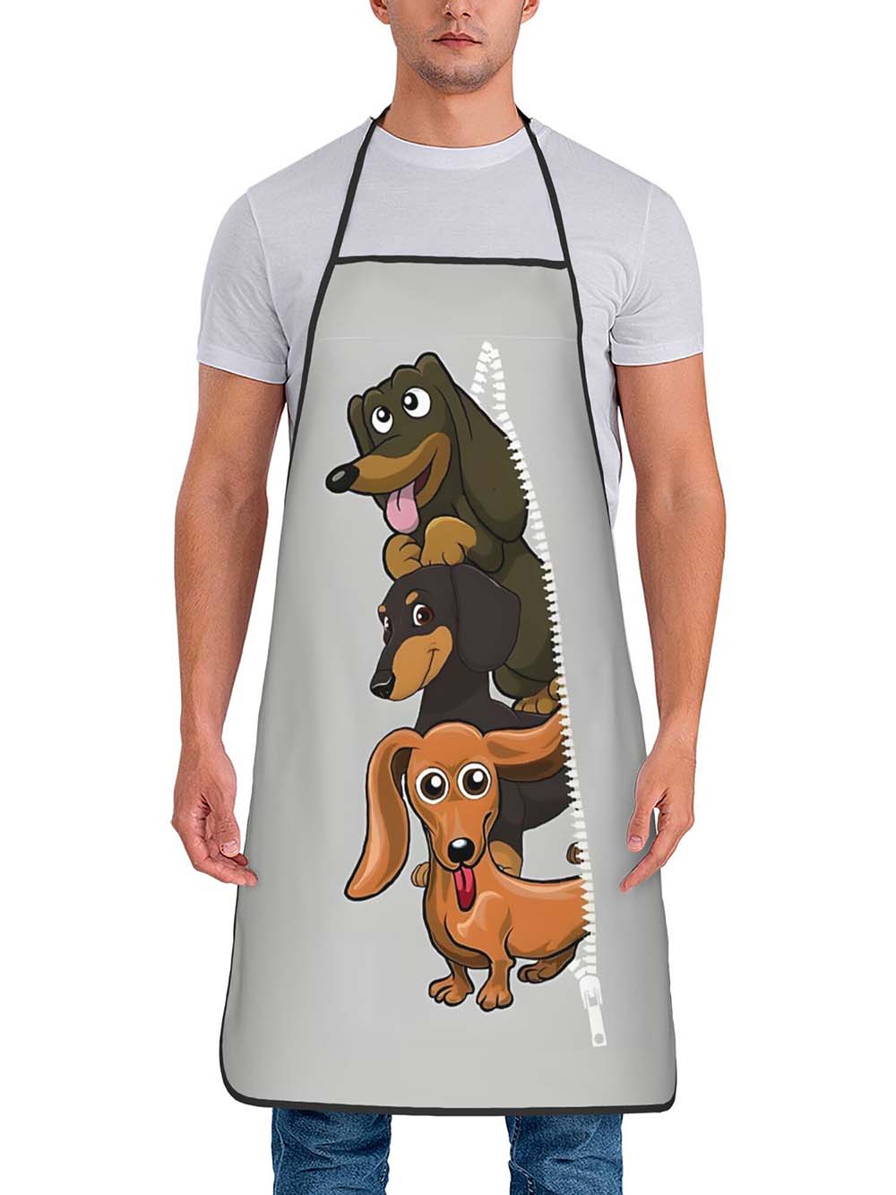 1 Buah Celemek Dapur Motif Anj - Home Cooking Dog Food ulasan dan harga