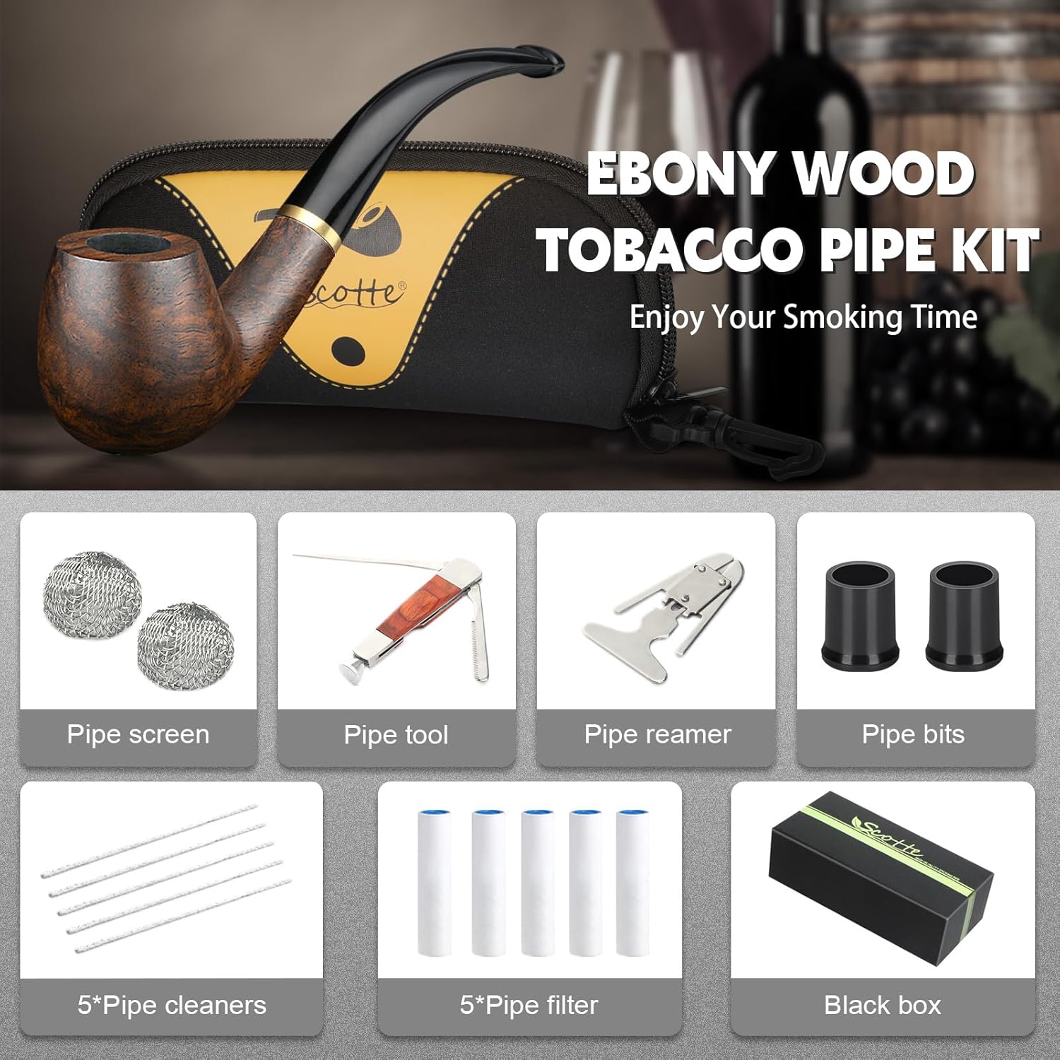 Pipa Tembakau Buatan Tangan da - Smoker Box Wood Chip ulasan dan harga
