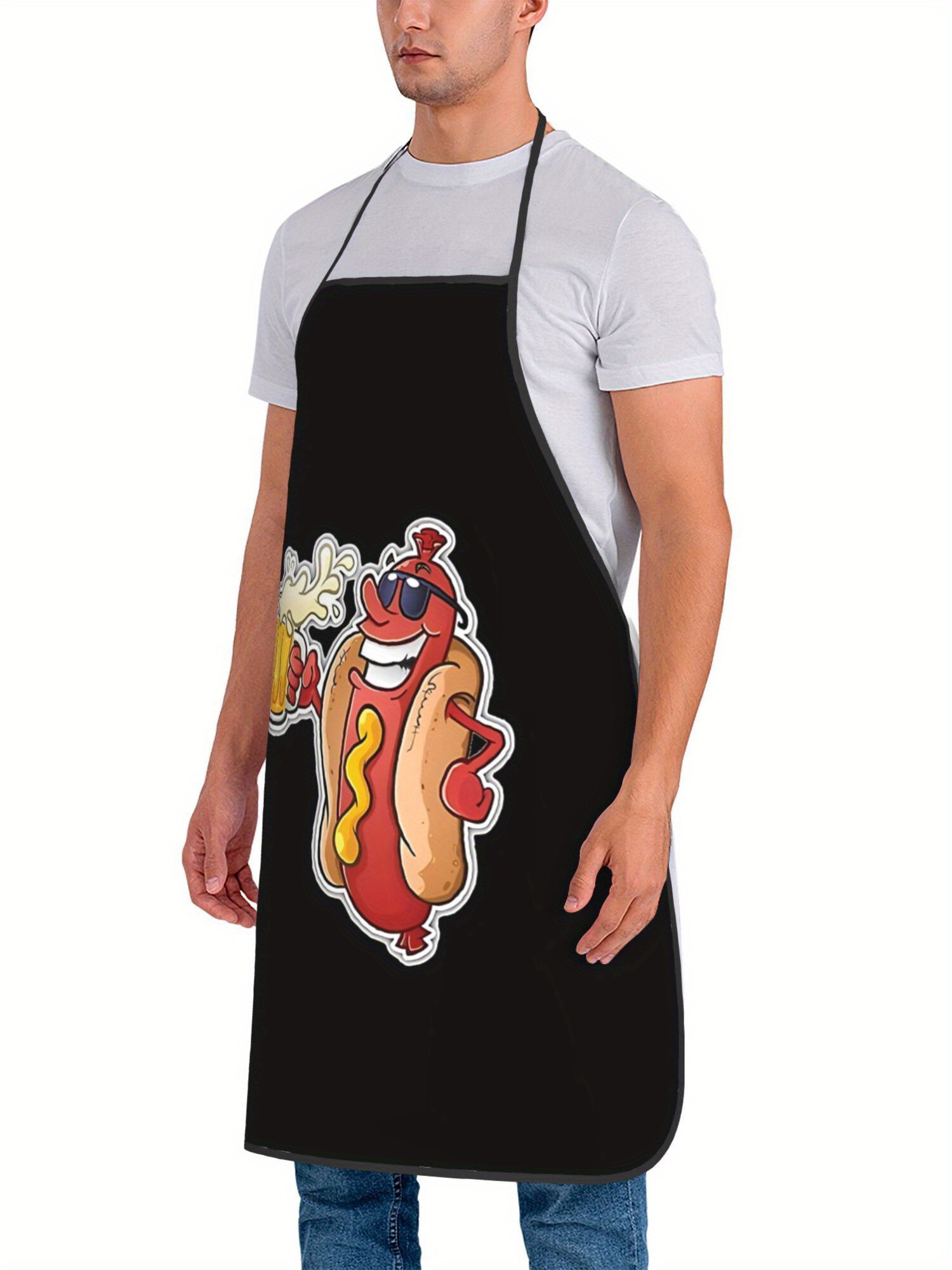 Celemek Cetak Pola Hot Dog, Ce - Home Cooking Dog Food ulasan dan harga