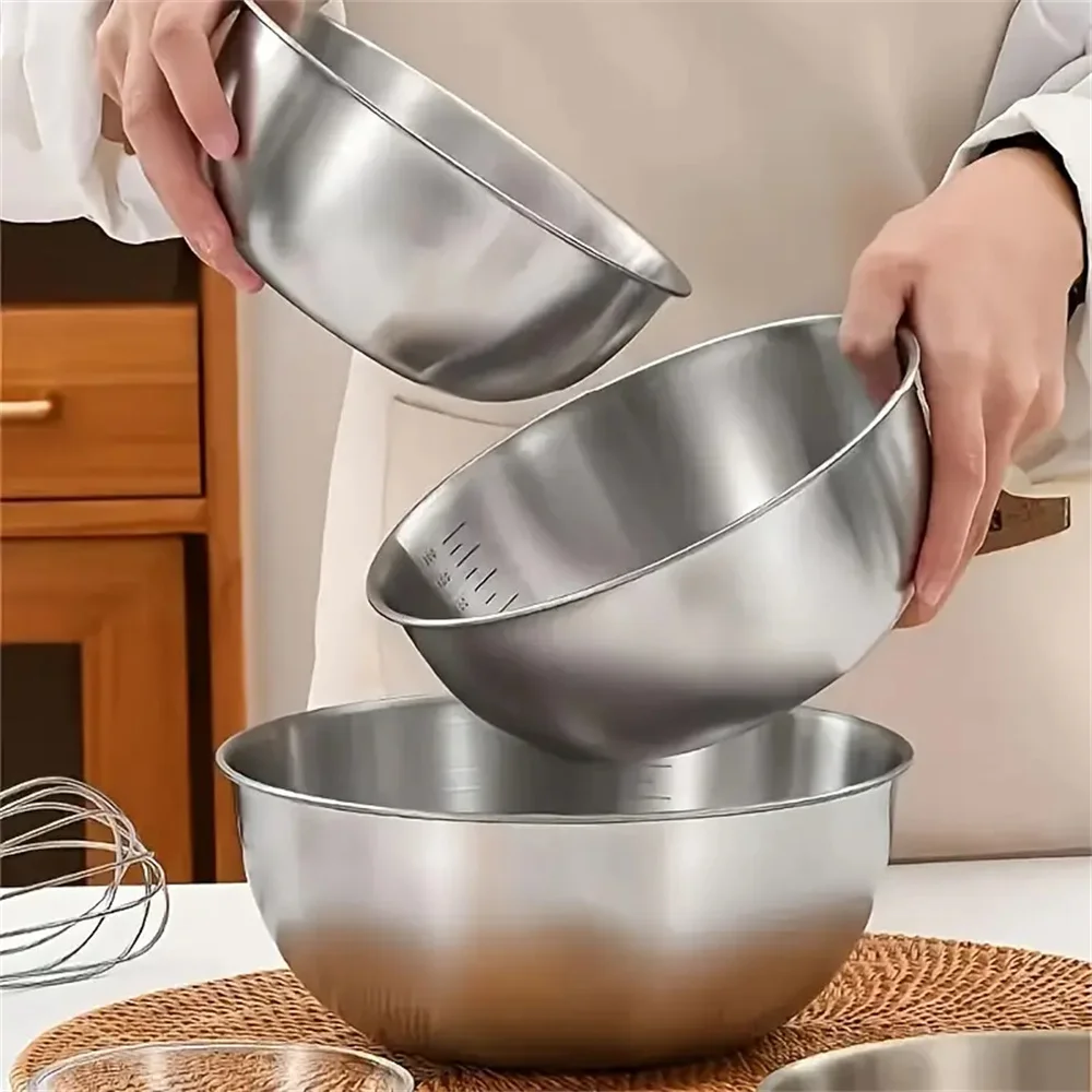 1-3 Set Mangkuk Stainless Stee - Home Cooking Food ulasan dan harga