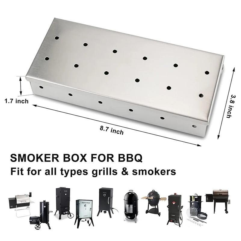 Kotak Pengasap Serpihan Kayu S - Smoker Box Wood Chip ulasan dan harga